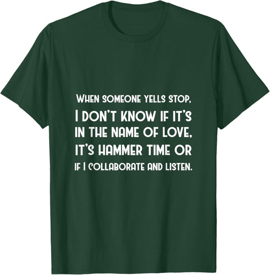 Funny Song Music Lyrics T-Shirt - T-Shirt | Forest