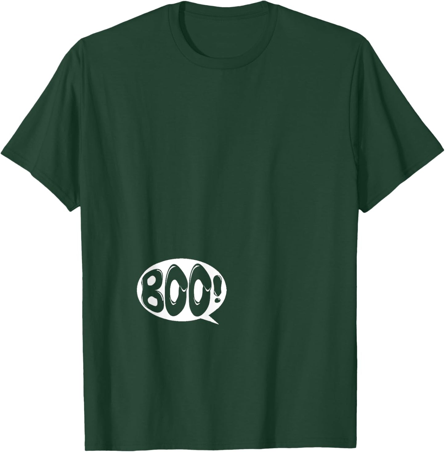 Baby Says Boo! Hilarious Halloween Pregnant Woman T-Shirt - T-Shirt | Forest