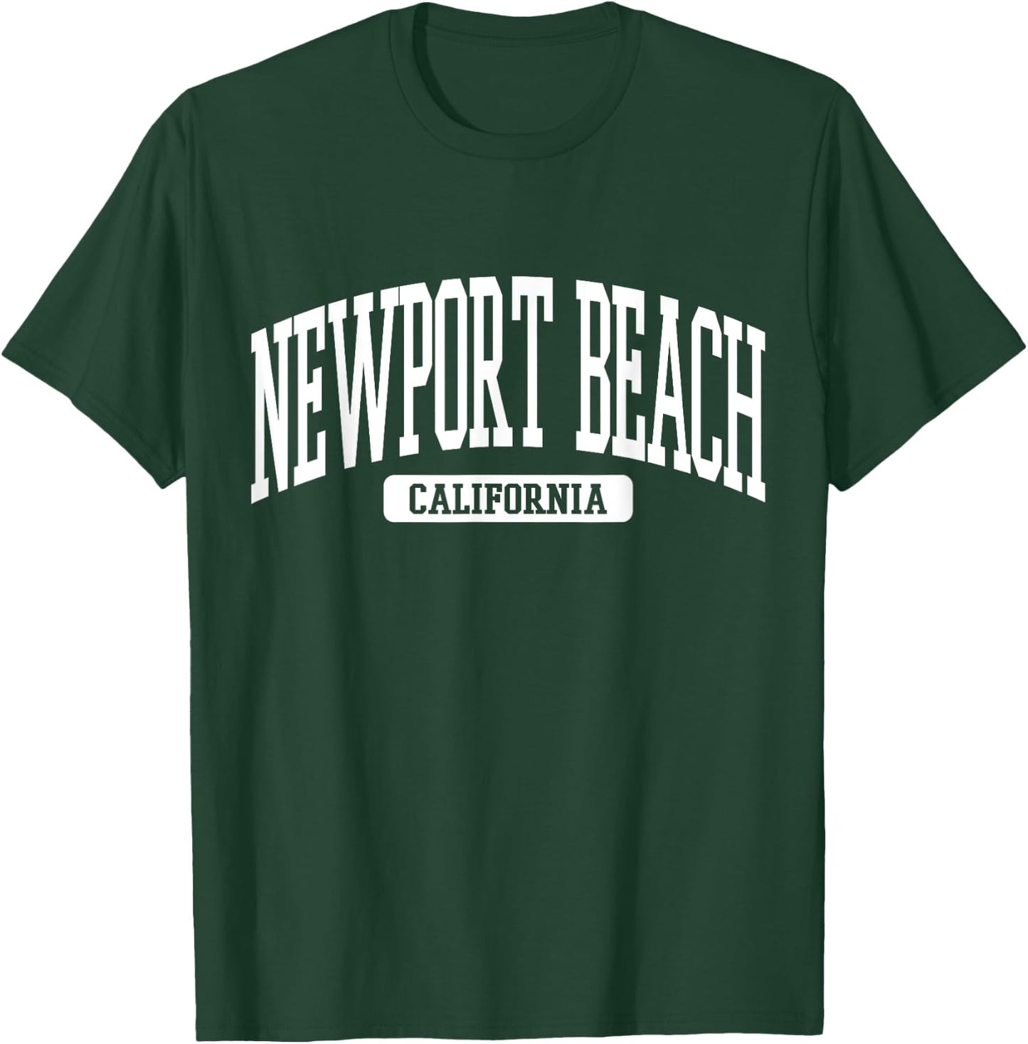 Newport Beach California Souvenir Beach, Aesthetic, Retro T-Shirt - T-Shirt | Forest