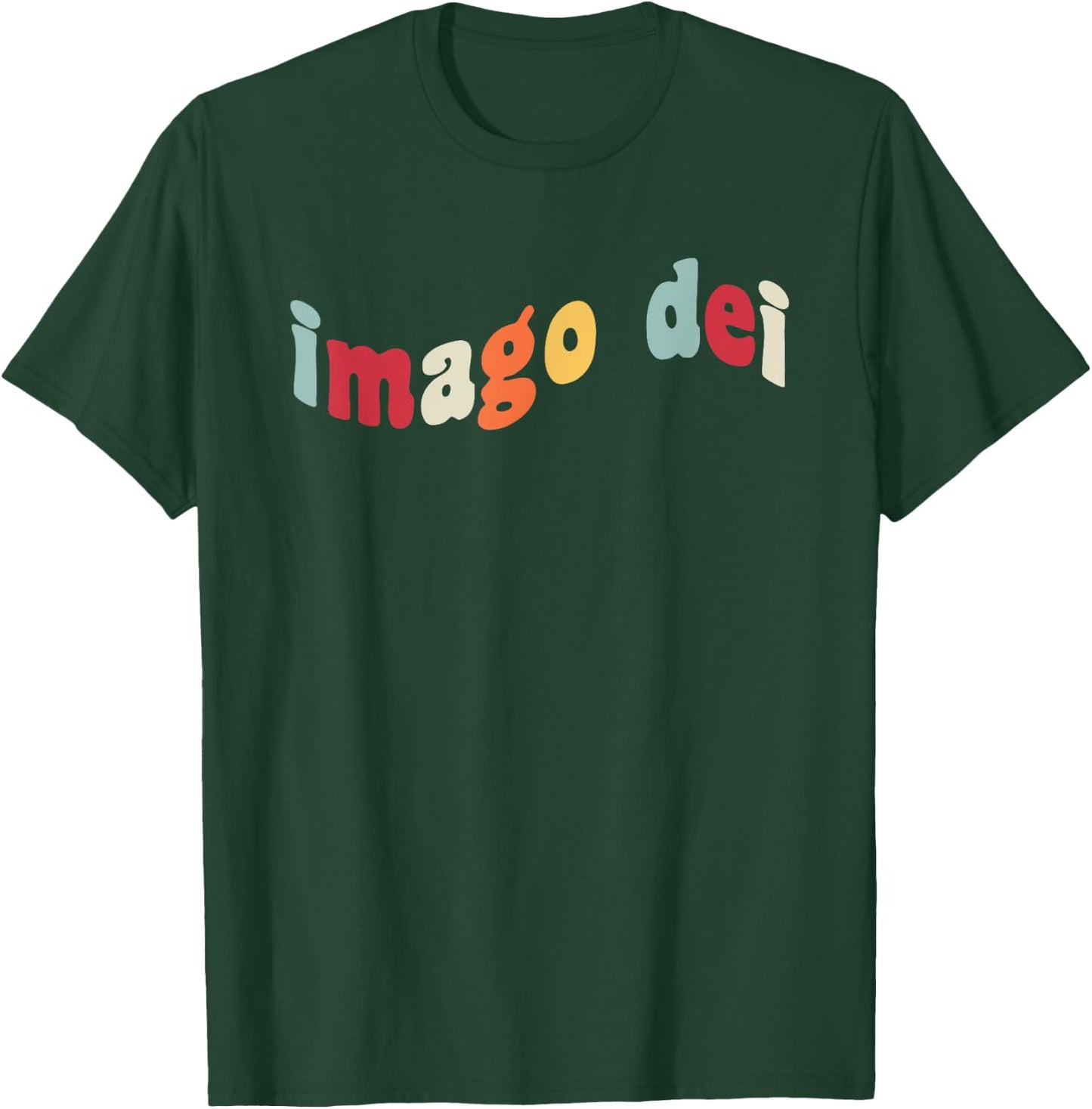 Imago Dei Made In The Image Of God Christian Bible Verse Fan T-Shirt - T-Shirt | Forest