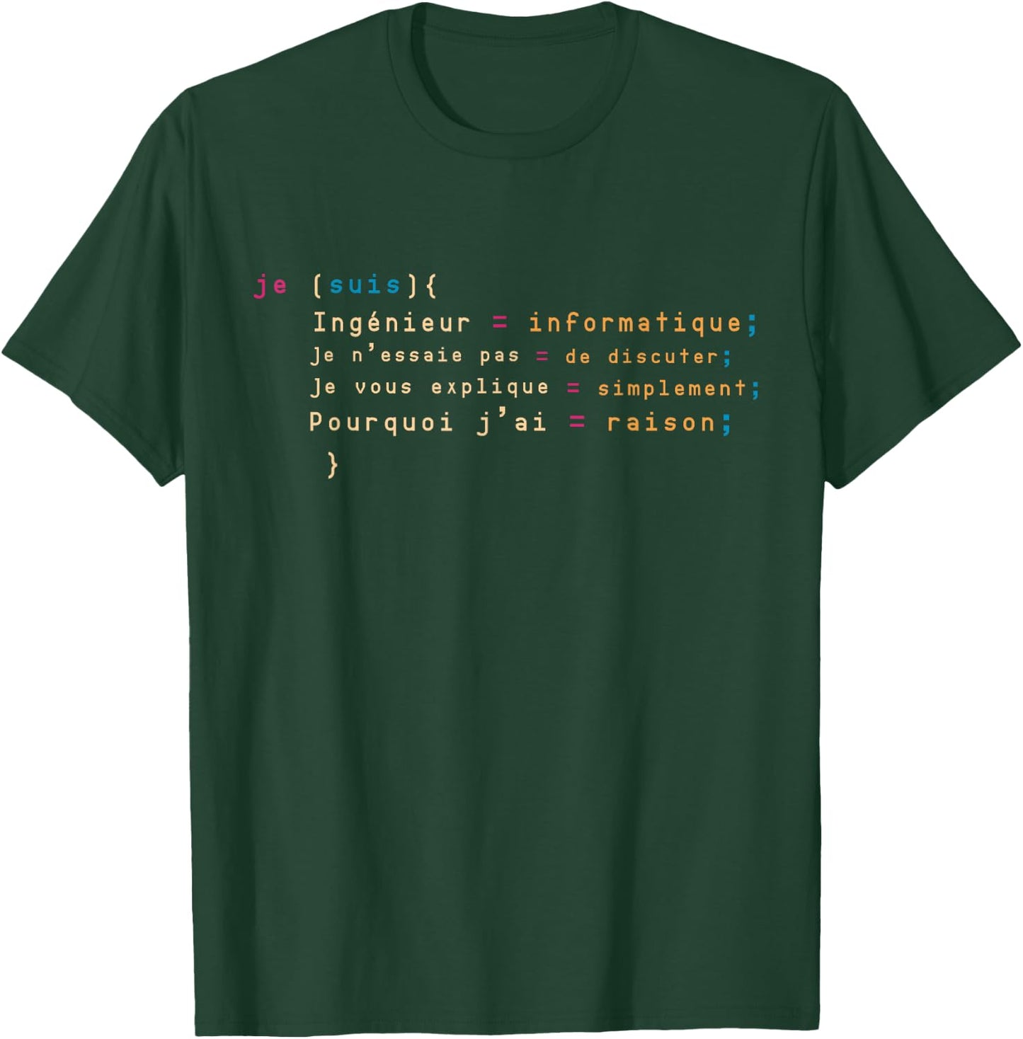 Computer Engineer Man Woman Humor Computer Scientist , Black, S T-Shirt - T-Shirt | Forest