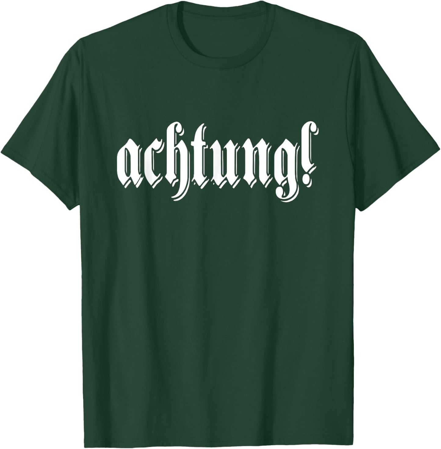 achtung! Deutschland German Word Germany German T-Shirt - T-Shirt | Forest