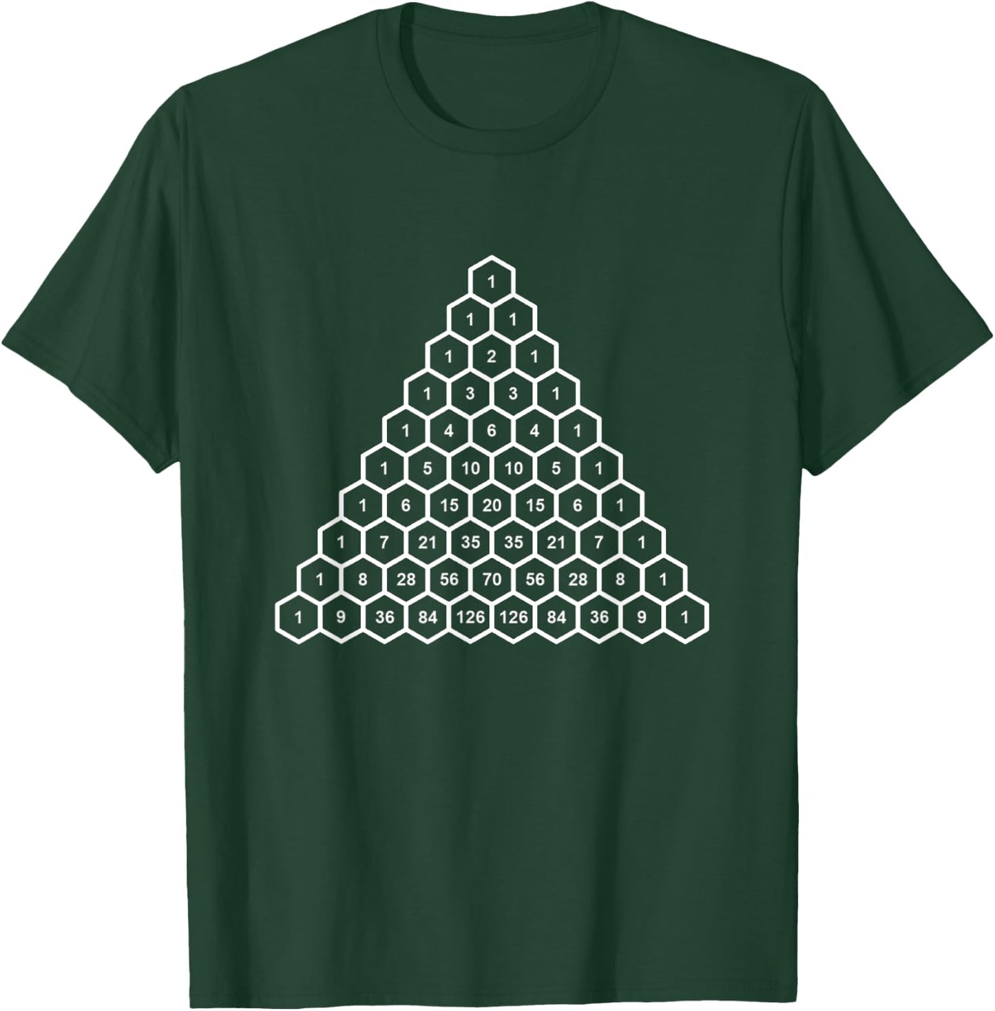 Pascal's Triangle Math T-Shirt - T-Shirt | Forest