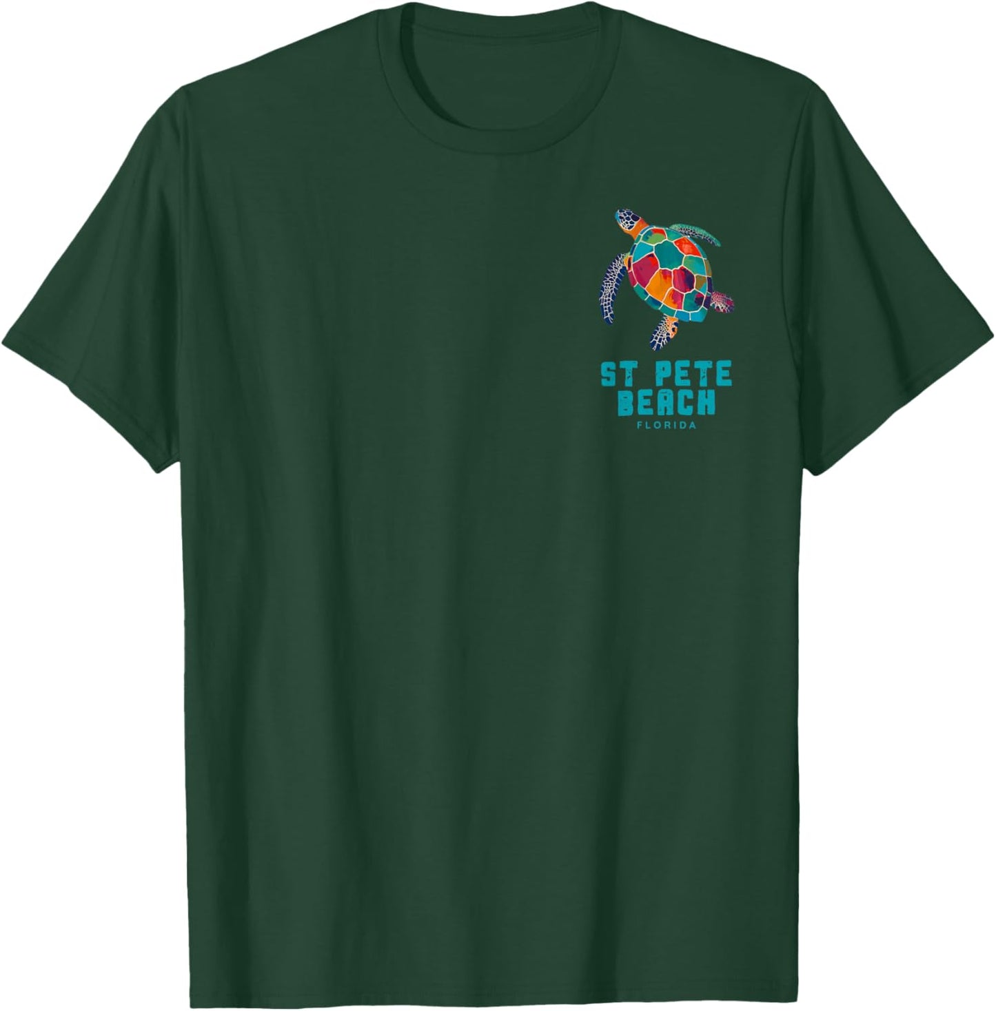 St. Pete Beach Florida Family Vacation Diving Sea Turtle Women T-Shirt - T-Shirt | Forest