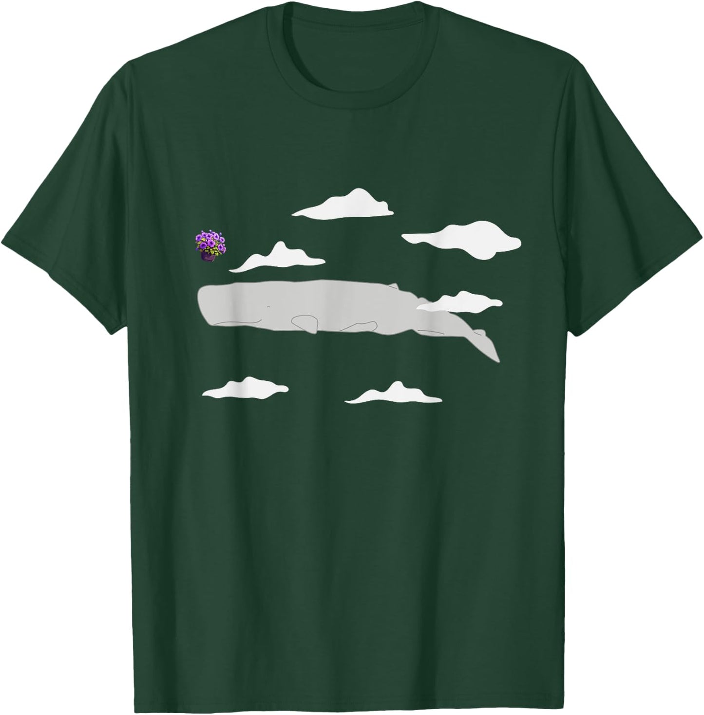 Oh No Not Again Funny Whale and Petunia Awsome T-Shirt - T-Shirt | Forest