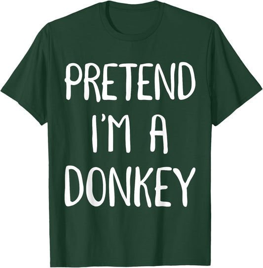 Donkey Halloween Costume for Kids Pretend I'm a Donkey T-Shirt - T-Shirt | Forest