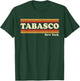 Vintage 1980s Graphic Style Tabasco, New York T-Shirt - T-Shirt | Forest