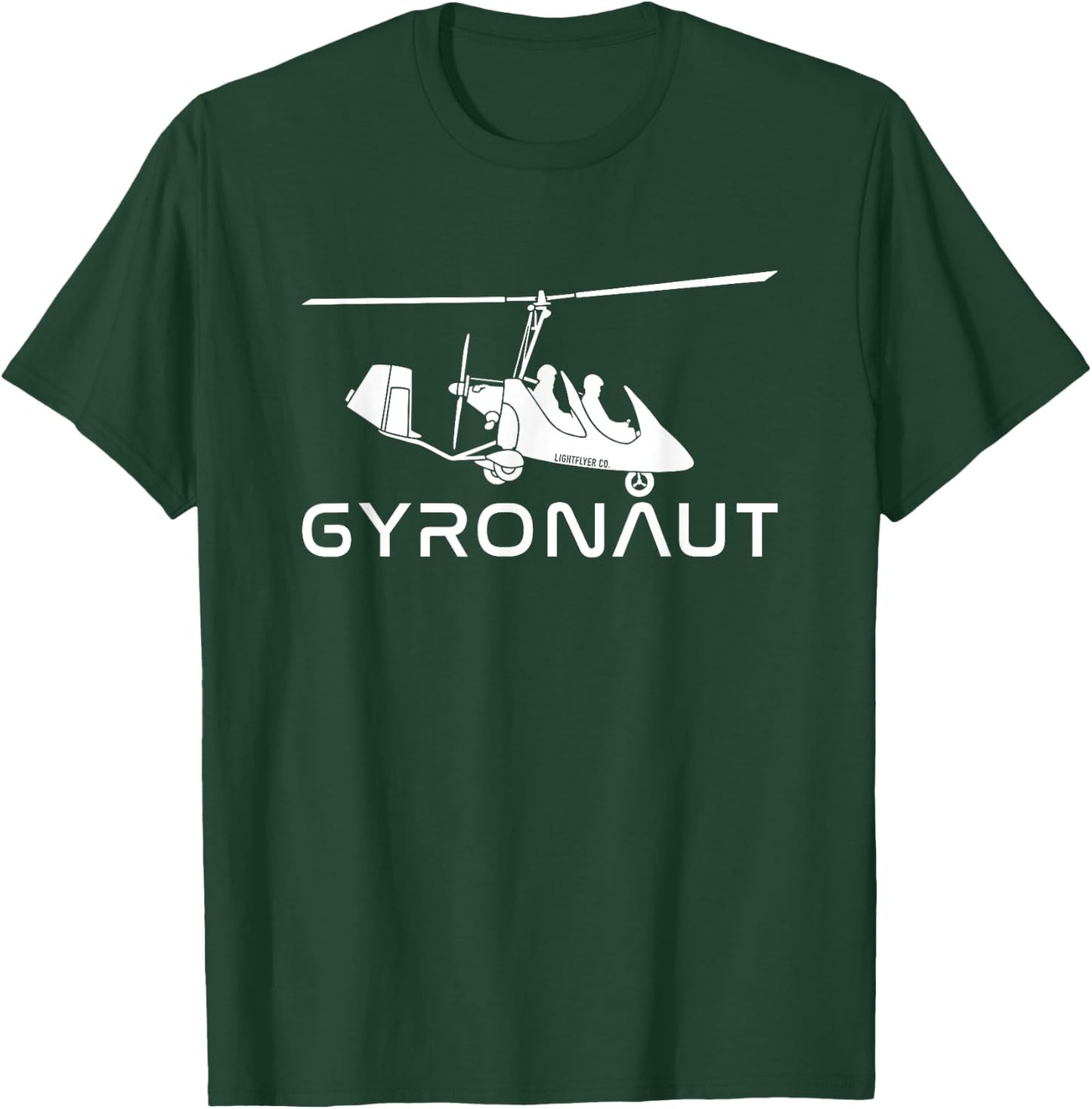Gyronaut - For Gyrocopter Gyroplane Autogyro Pilots T-Shirt - T-Shirt | Forest