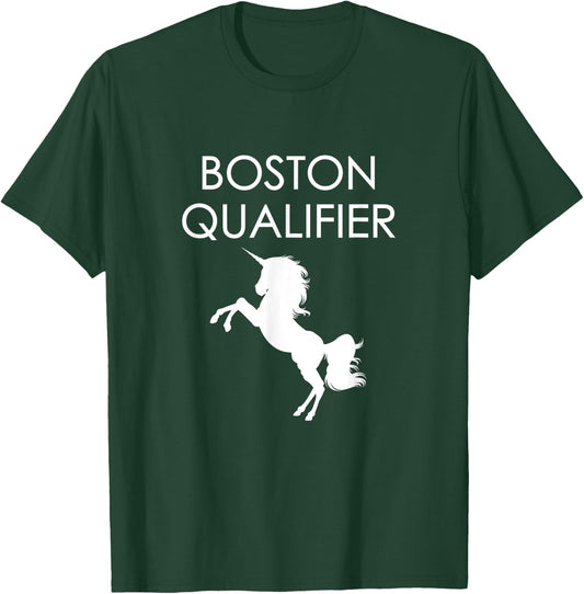 Boston Qualifier Unicorn Character T-Shirt - T-Shirt | Forest