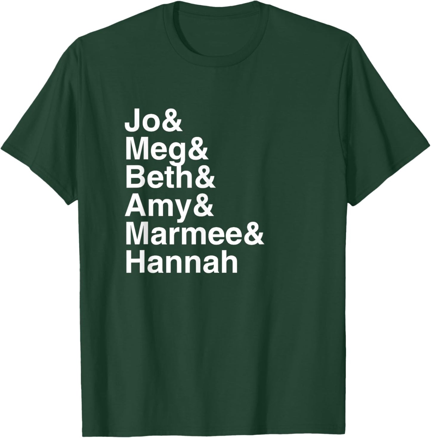 Little Women Character List Design T-Shirt - T-Shirt | Forest