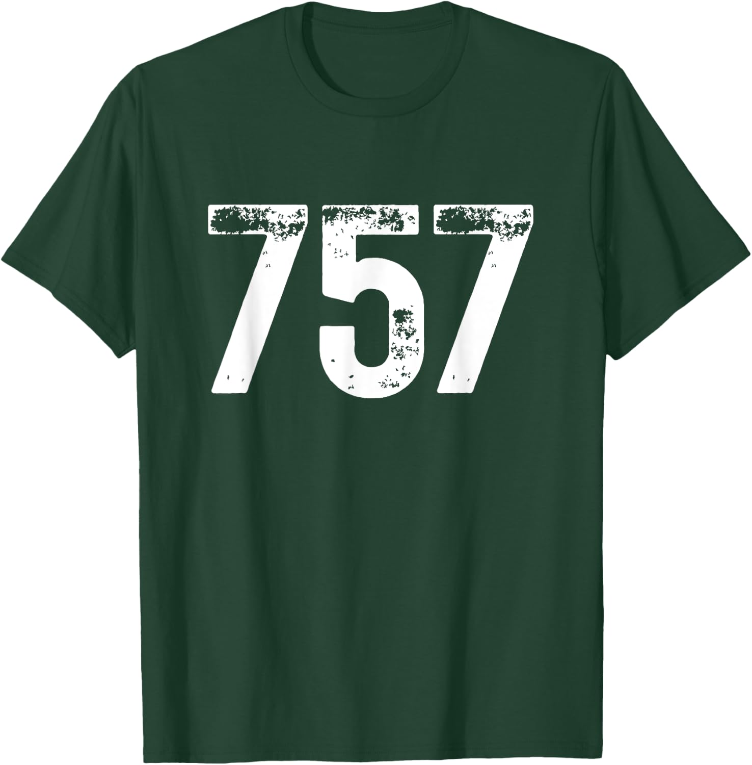 Area Code 757 Virginia Beach Virginia SEVEN FIVE SEVEN 757 Women T-Shirt - T-Shirt | Forest