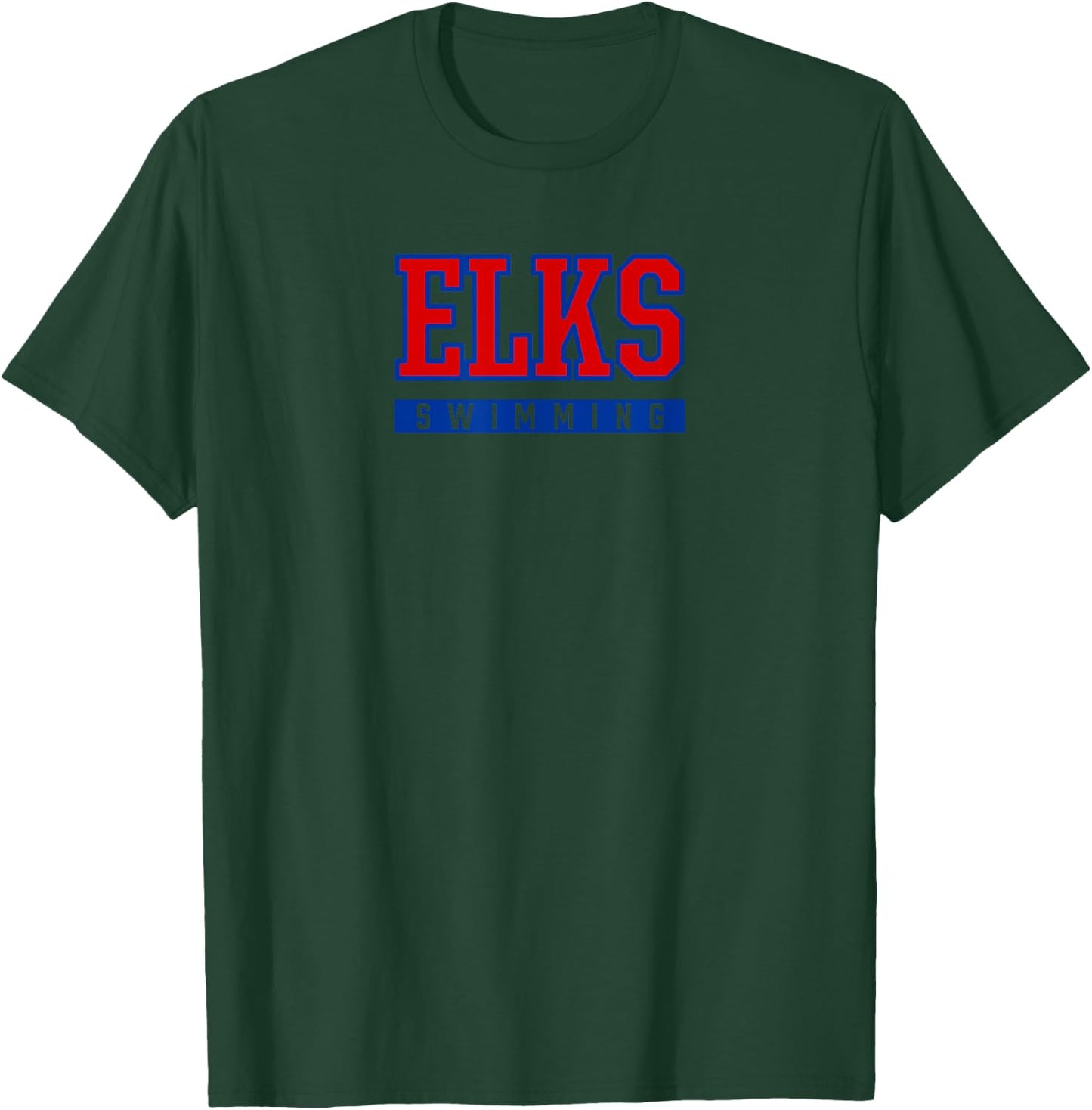 Elkhart Elks Swimming T-Shirt - T-Shirt | Forest