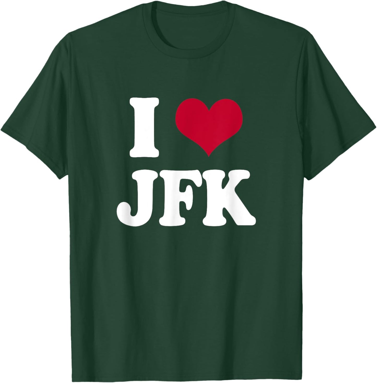 Retro Vintage I Heart JFK John F Kennedy T-Shirt - T-Shirt | Forest