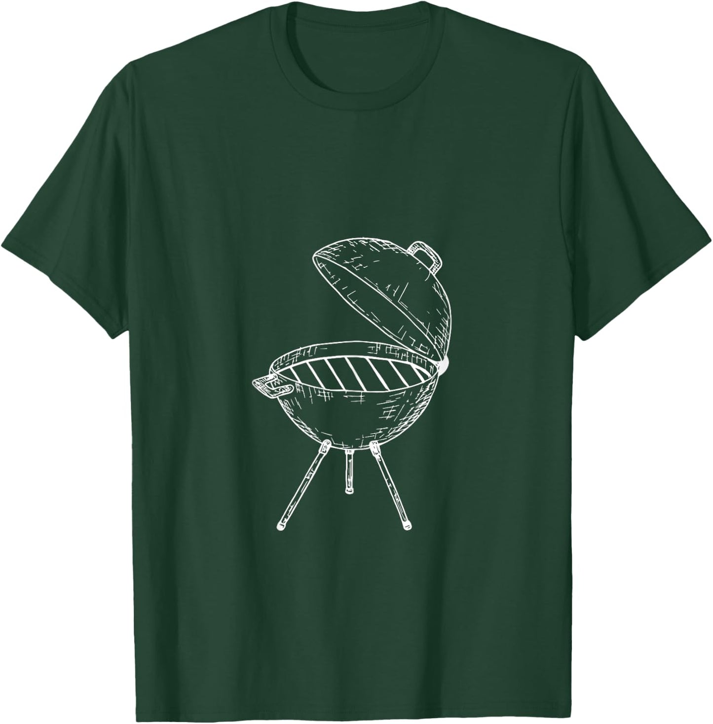 BBQ Grilling Master Barbeque Outdoor Grill Season Smoke T-Shirt - T-Shirt | Forest