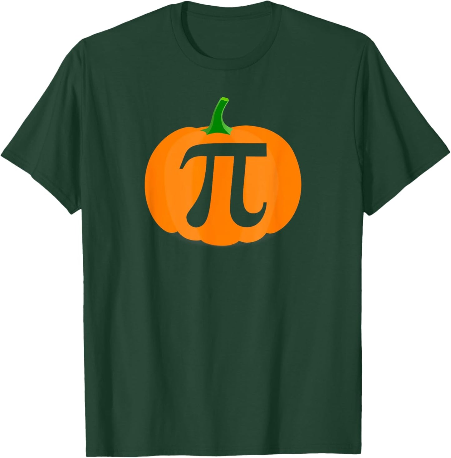 Pumpkin Pi Funny Halloween & Thanksgiving Pumpkin Pie T-Shirt - T-Shirt | Forest