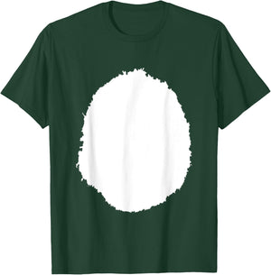 White Panda Belly | Cute Polar Bear Halloween Costume T-Shirt - T-Shirt | Forest