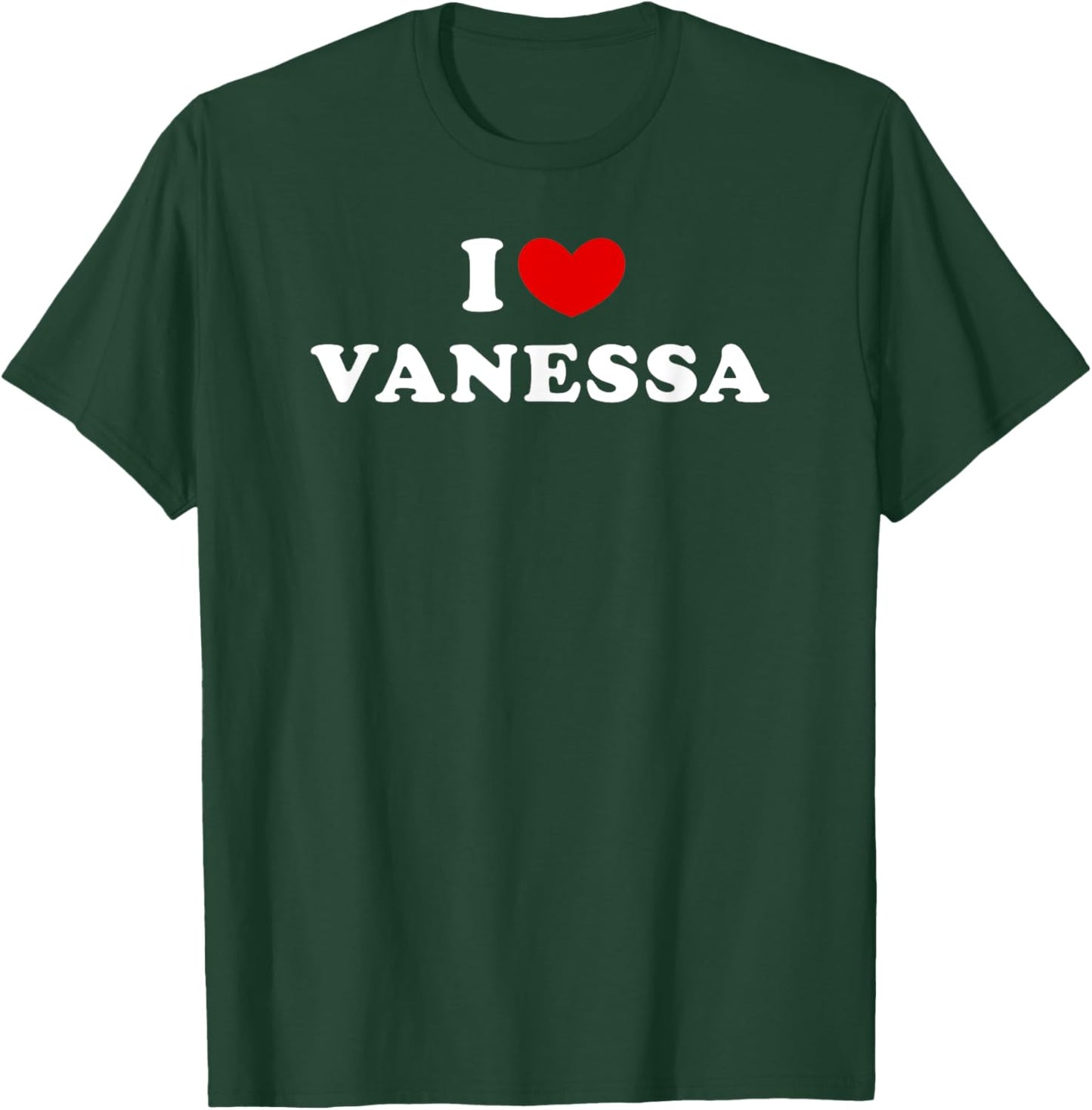 I Love Vanessa, I Love Vanessa , black T-Shirt - T-Shirt | Forest