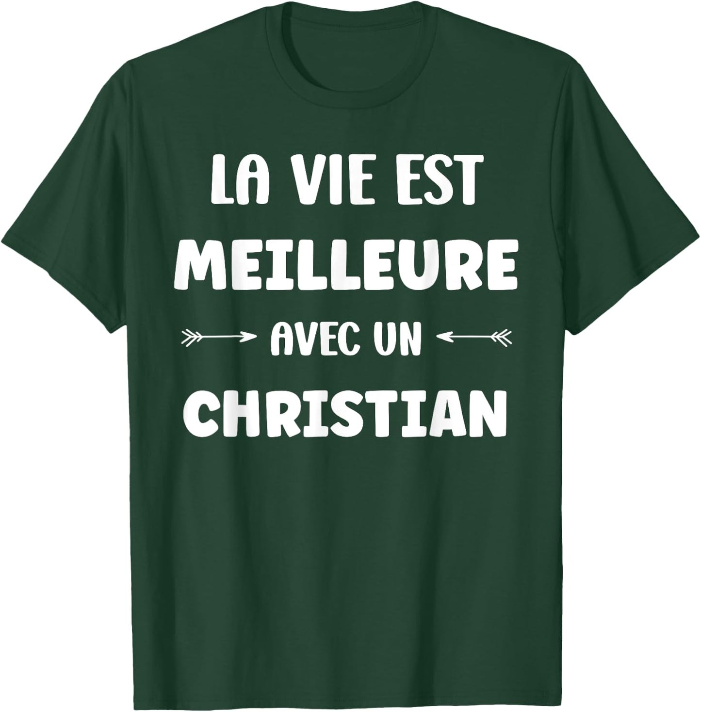 Humor Christian Life Is Better with Christian T-Shirt - T-Shirt | Forest