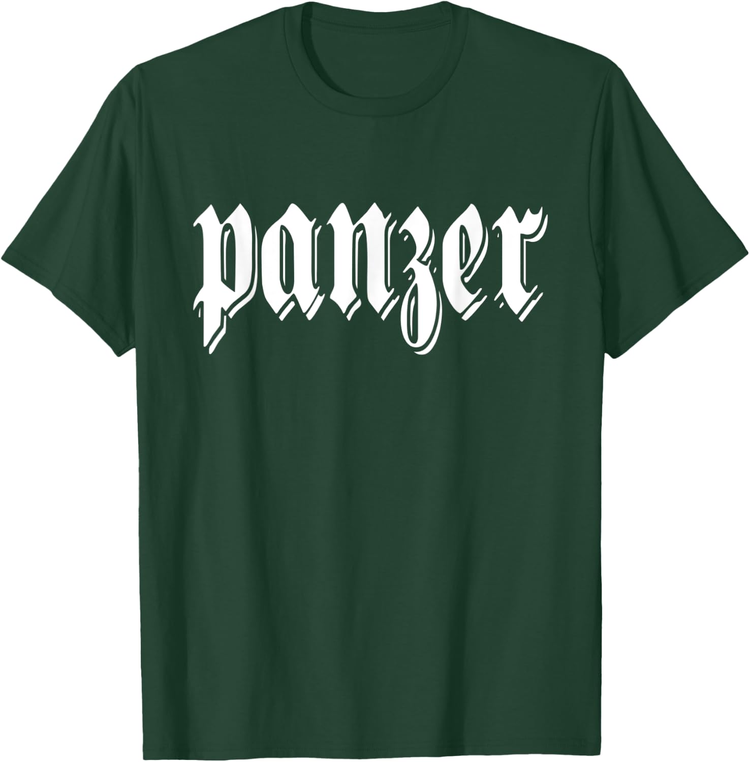 Panzer Deutschland German Word Germany Tank Military T-Shirt - T-Shirt | Forest