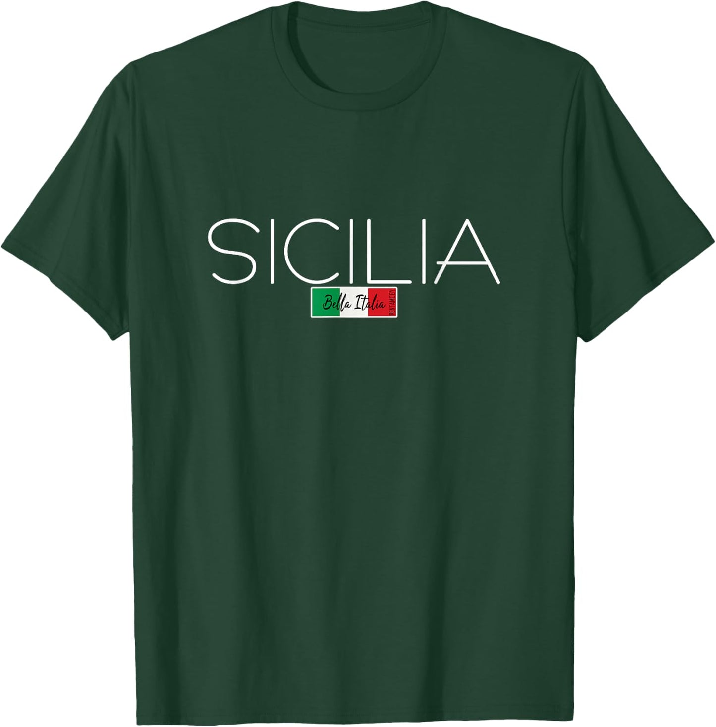 Sicilia Italia Sicily Italy Holiday Island Party T-Shirt - T-Shirt | Forest