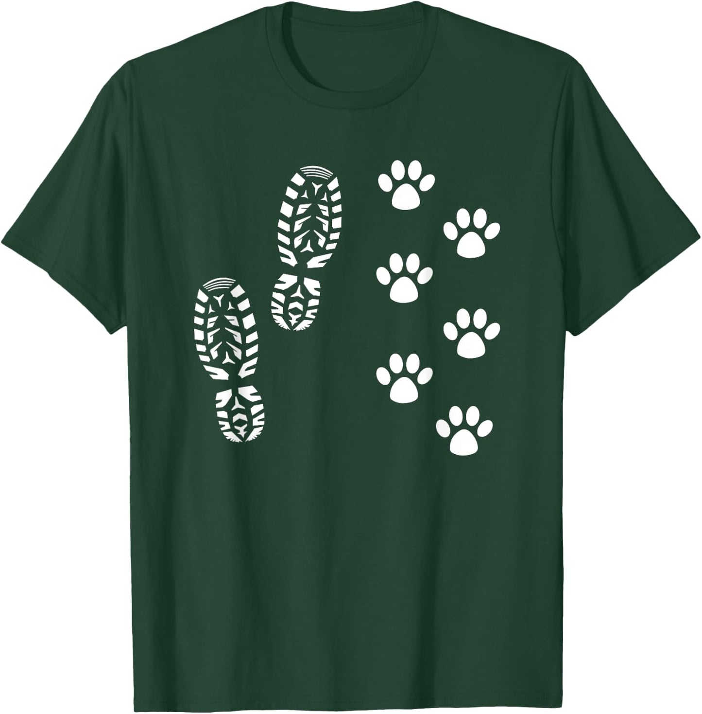 Hiking And Dogs Hiker Dog Lover Mountain Climbing Hiker Men Women T-Shirt - T-Shirt | Forest