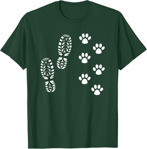 Hiking And Dogs Hiker Dog Lover Mountain Climbing Hiker Men Women T-Shirt - T-Shirt | Forest