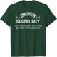 Church Audio Technicians Funny Church Sound Engineer T-Shirt - T-Shirt | Forest