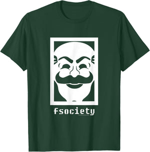 Mr. Robot Fsociety T-Shirt - T-Shirt | Forest