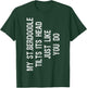 My St Berdoodle Dog Tilts Its Head Funny Saint Berdoodle Men Women Kids T-Shirt - T-Shirt | Forest