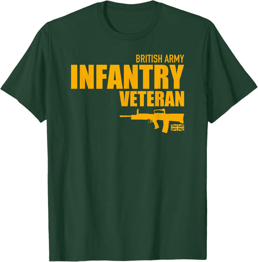 British Army Infantry Veteran T-Shirt - T-Shirt | Forest