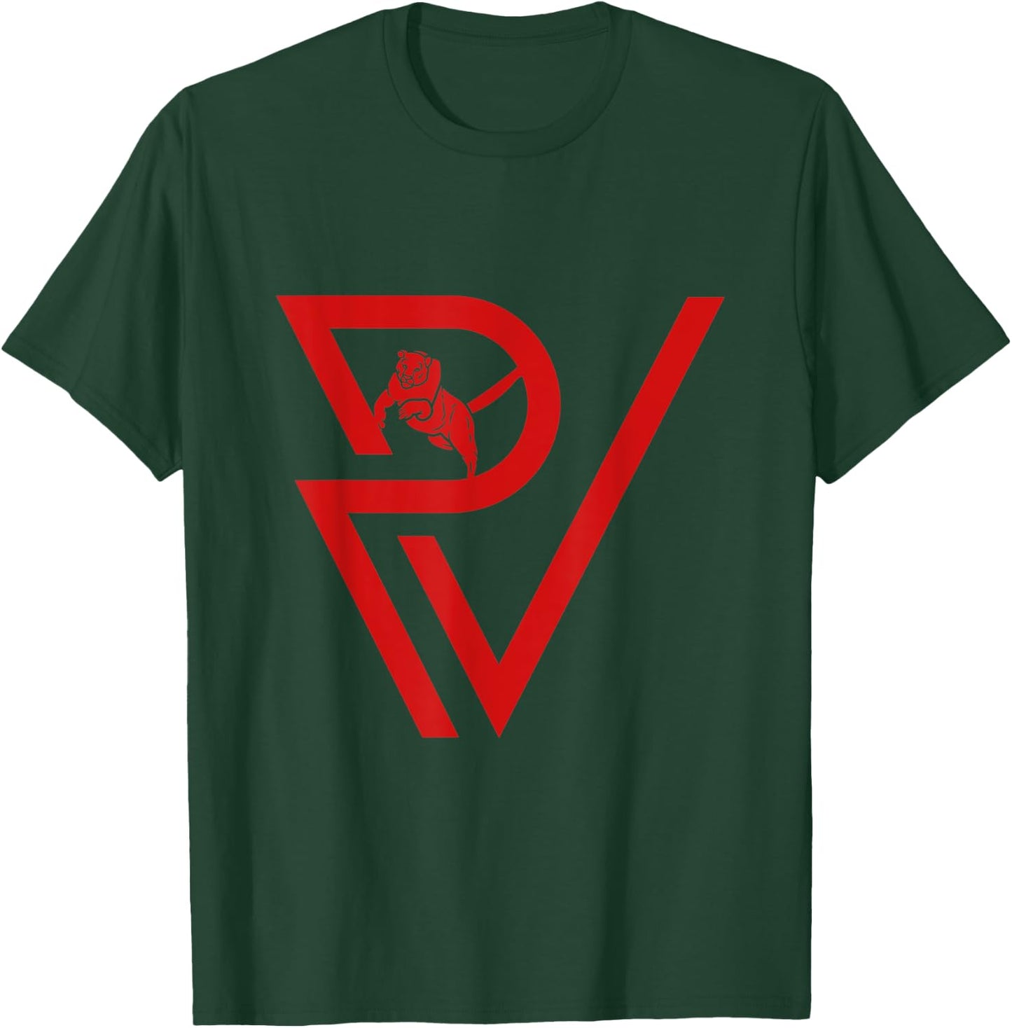 Pauls Valley Panthers Retro-80s T-Shirt - T-Shirt | Forest