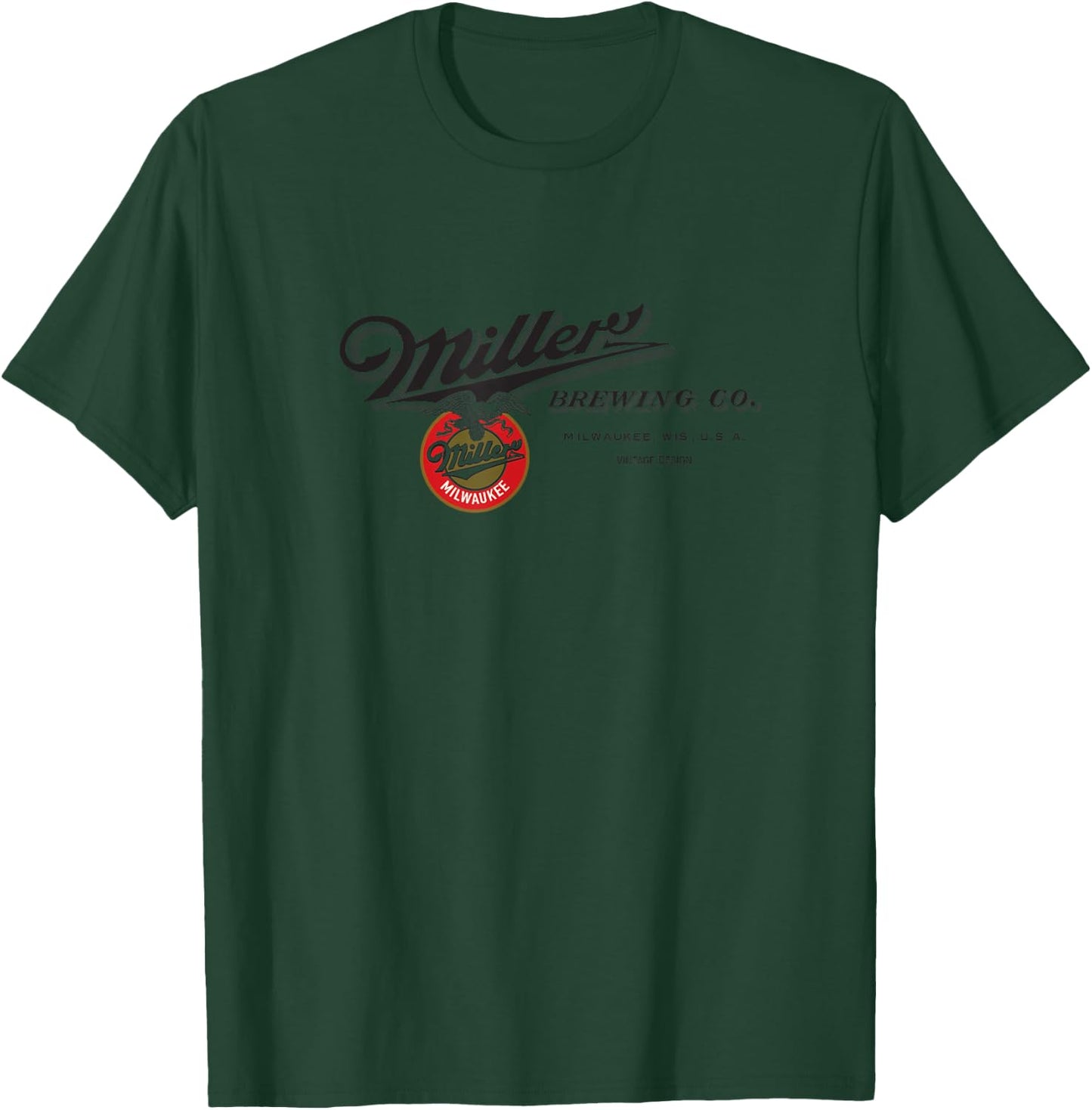 Miller Brewing Co. Horizontal Graphic T-Shirt - T-Shirt | Forest