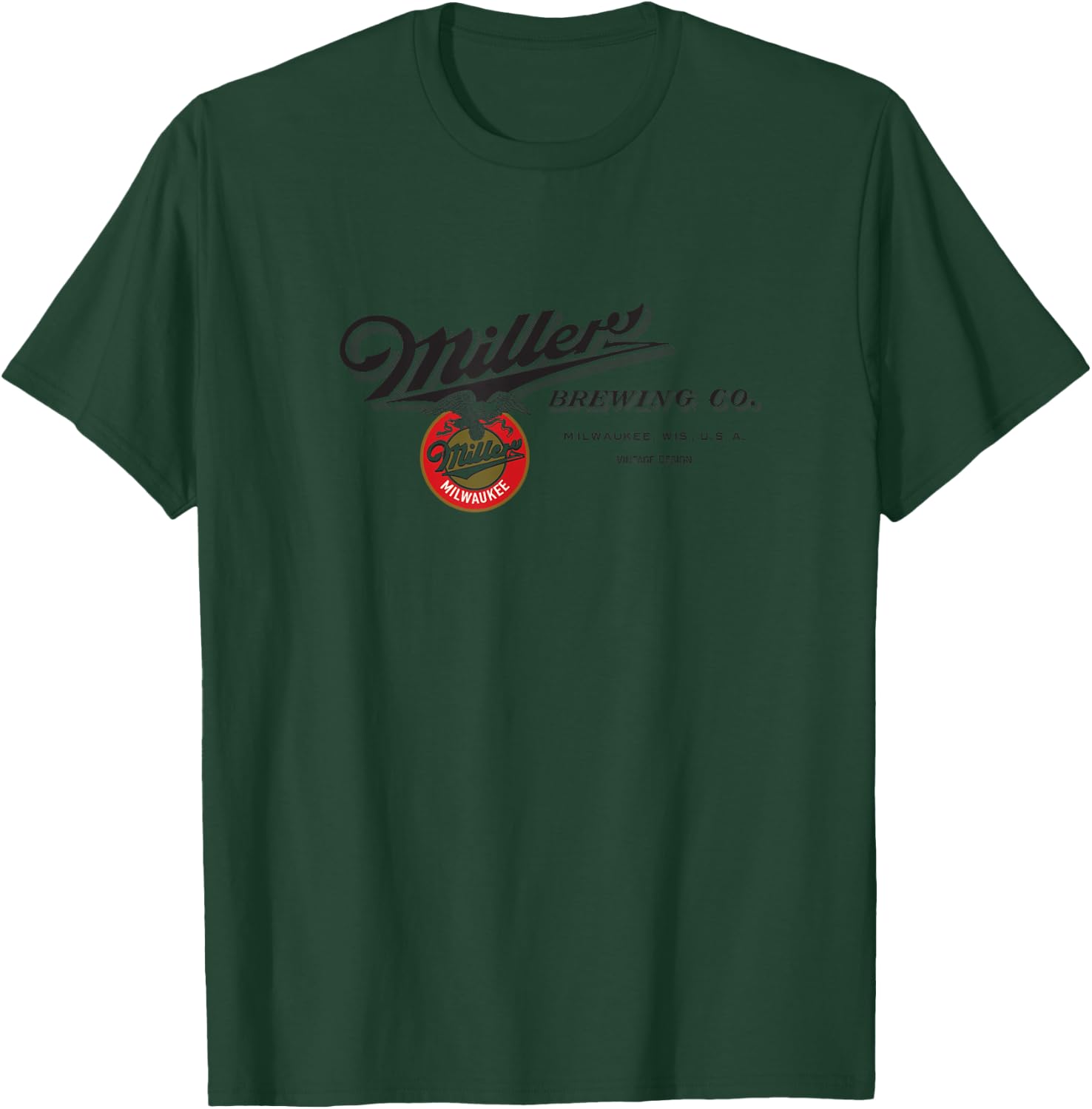 Miller Brewing Co. Horizontal Graphic T-Shirt - T-Shirt | Forest