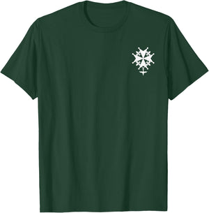 Huguenot Cross French Protestant Symbol Calvinism T-Shirt - T-Shirt | Forest