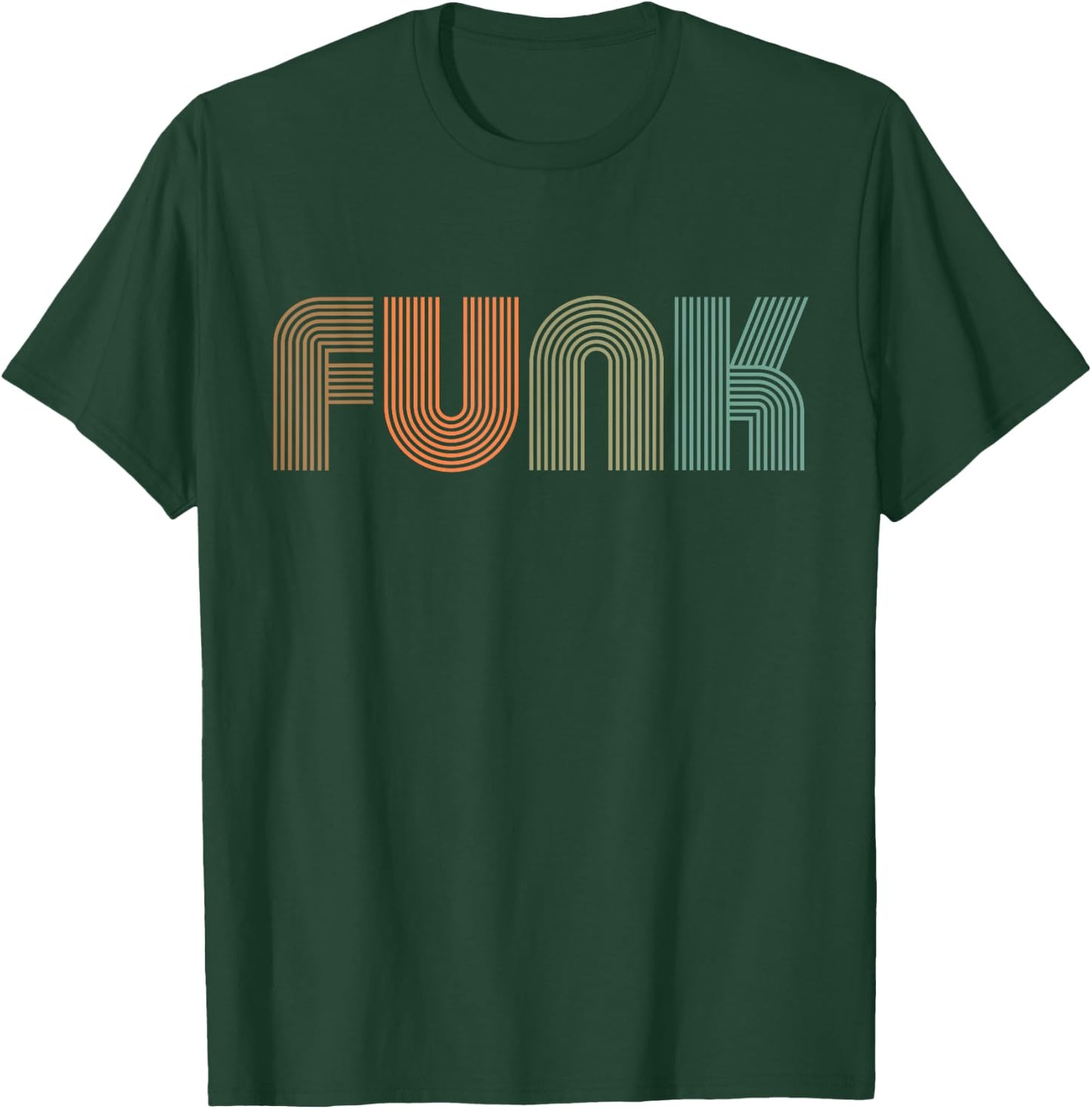 Funk Music Design With Retro Vintage Inspired By 70s Sound T-Shirt - T-Shirt | Forest