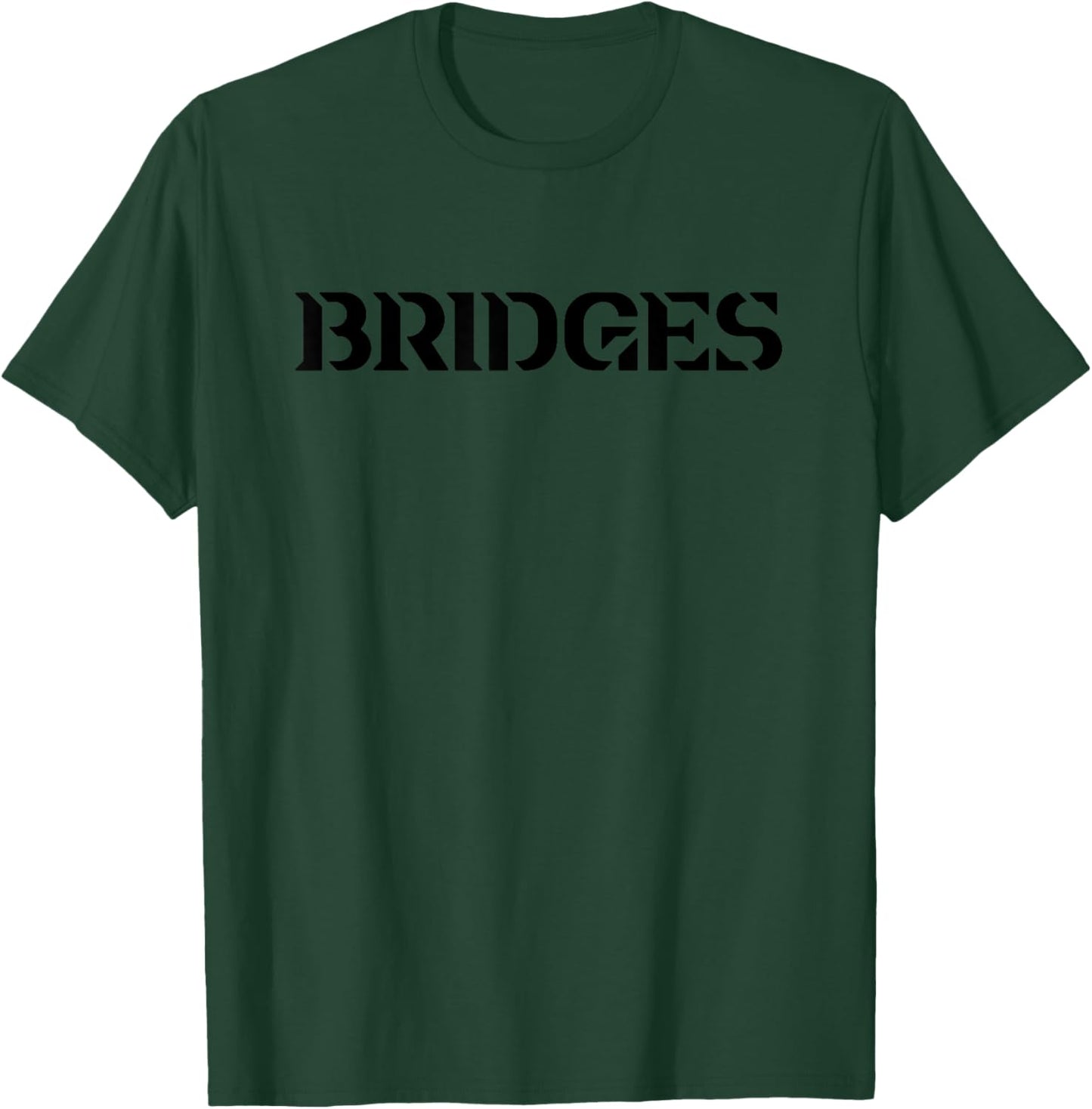 Kojima Productions Death Stranding Organization Bridges Stencil Grau Klein Klassisch detailliert Kurzarm T-Shirt - T-Shirt | Forest