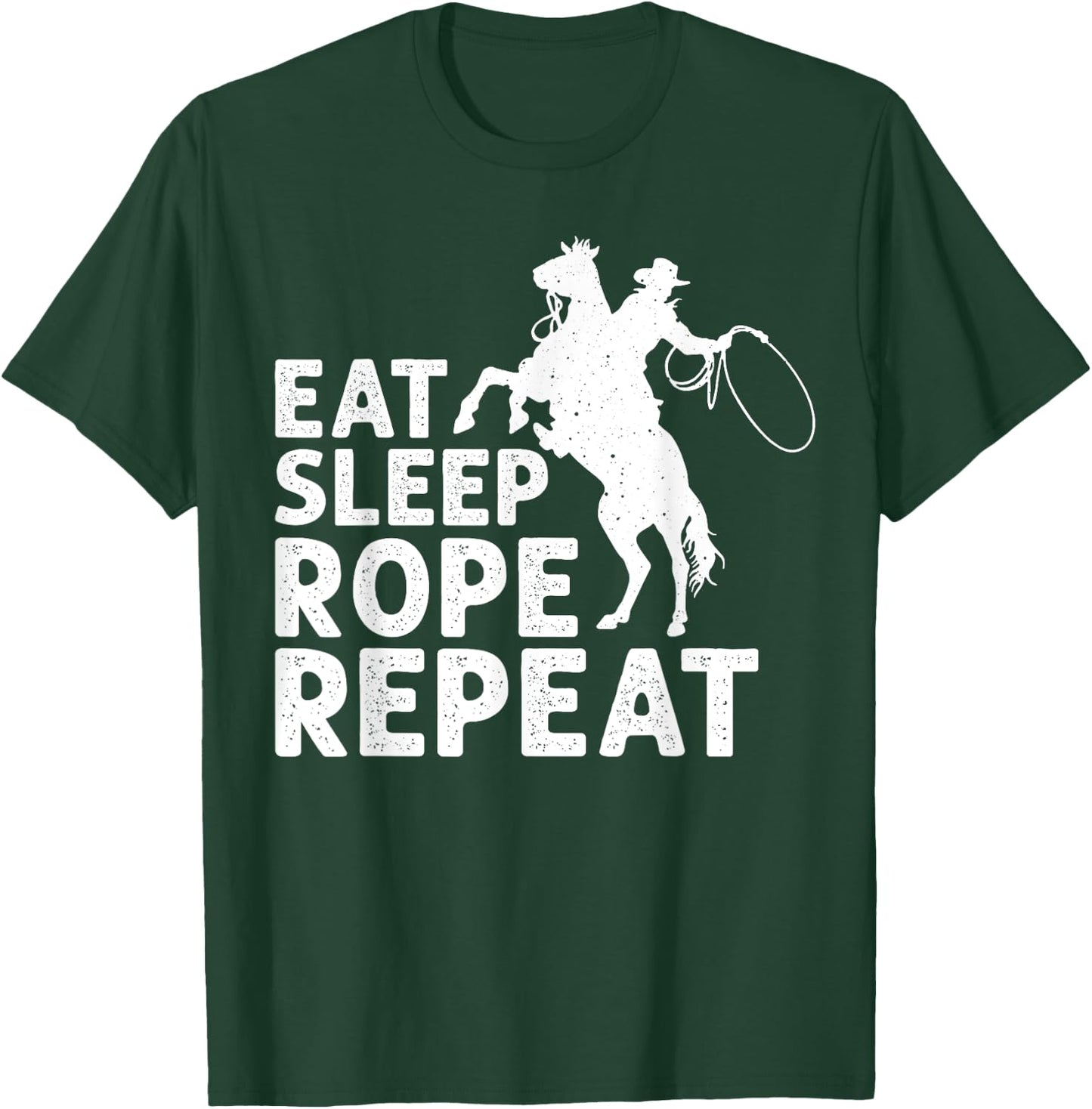 Cool Roping Women Bull Rider Cowboy Accessories T-Shirt - T-Shirt | Forest