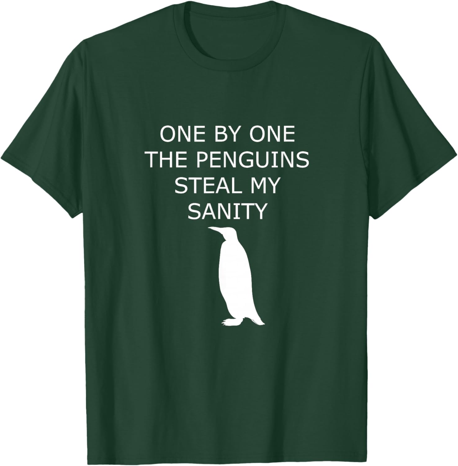 Penguins Steal My Sanity Graphic T-Shirt - T-Shirt | Forest