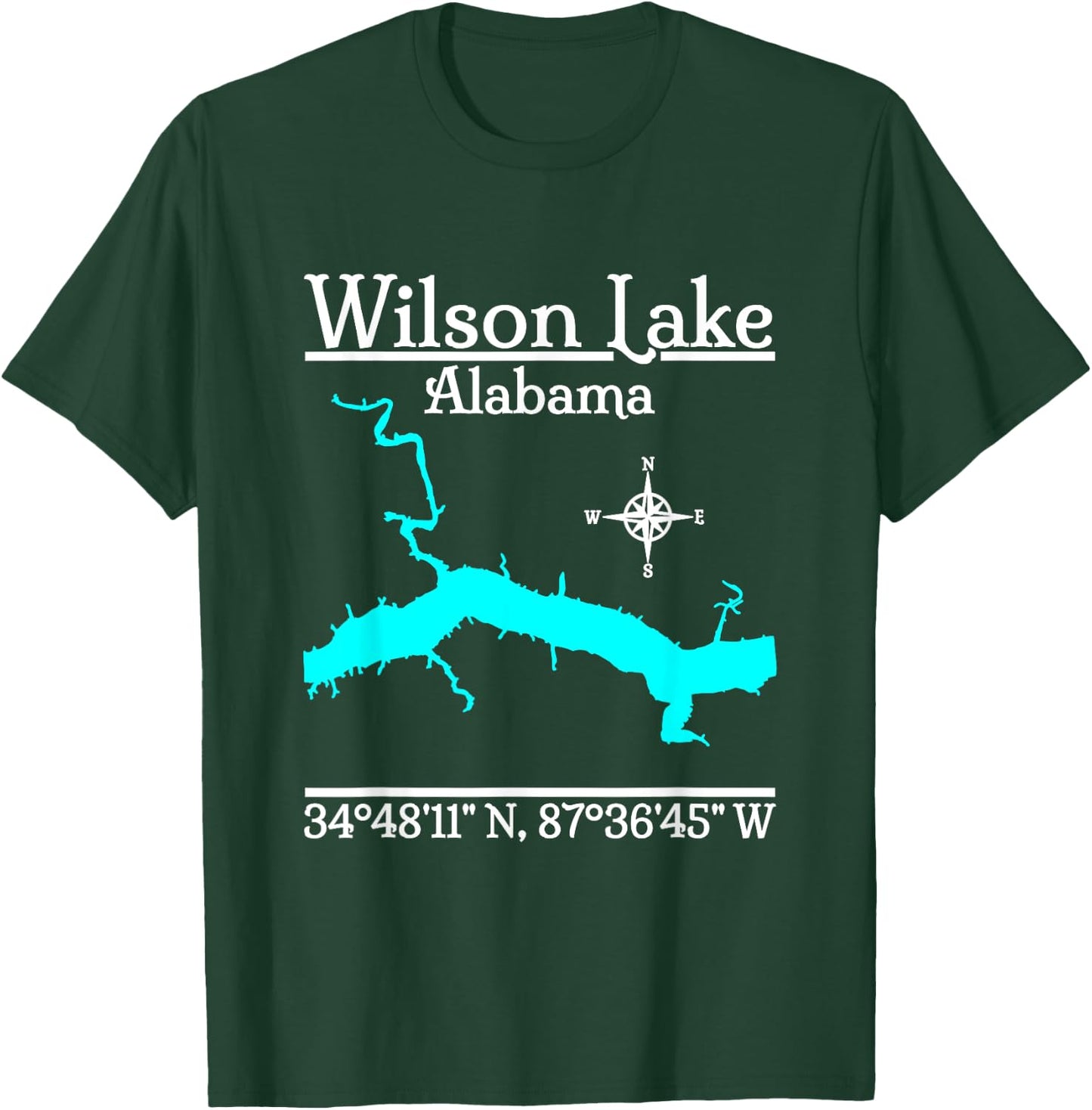 Wilson Lake - Alabama T-Shirt - T-Shirt | Forest