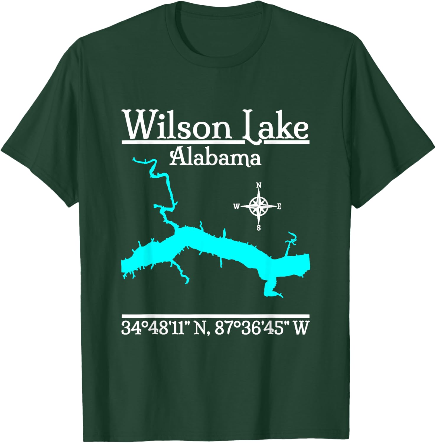 Wilson Lake - Alabama T-Shirt - T-Shirt | Forest