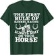 Barrel Race Horse Racer - Barrel Racing Show T-Shirt - T-Shirt | Forest