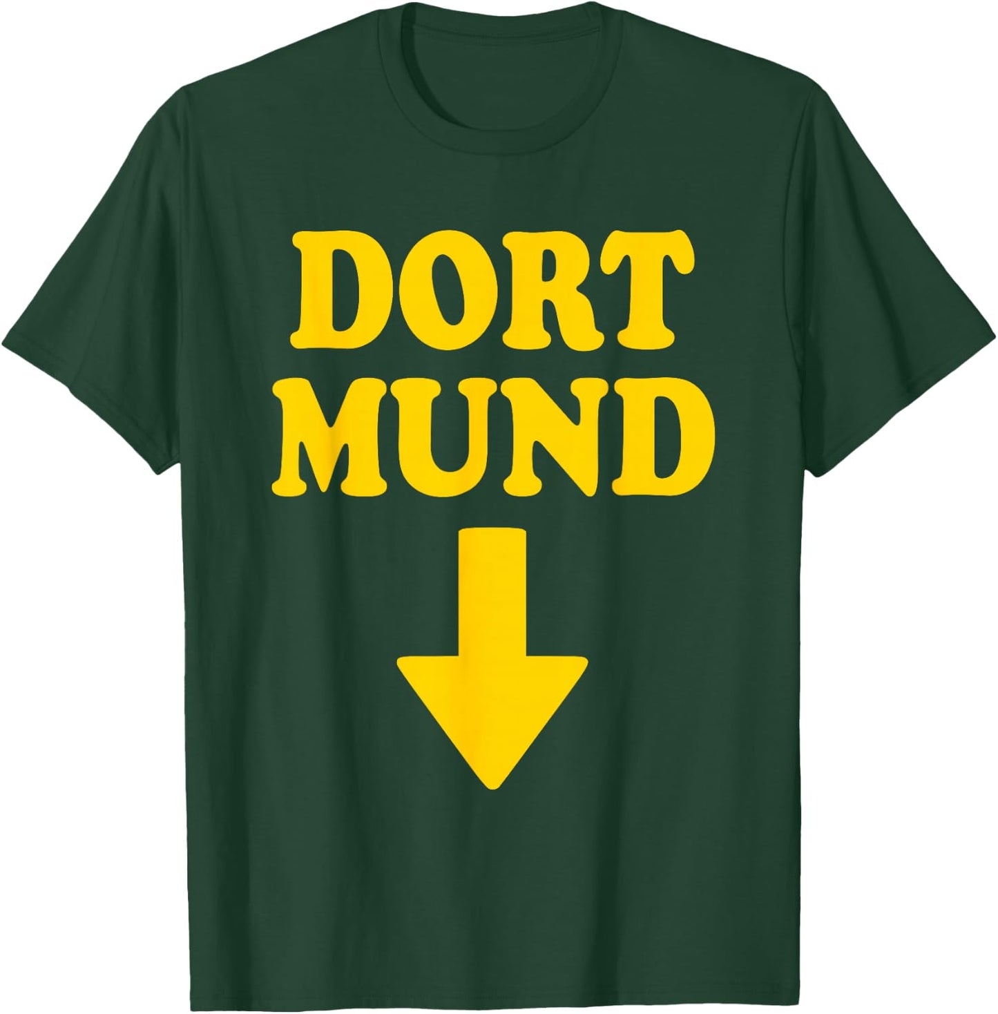 Dortmund dort Mouth Arrow T-Shirt - T-Shirt | Forest