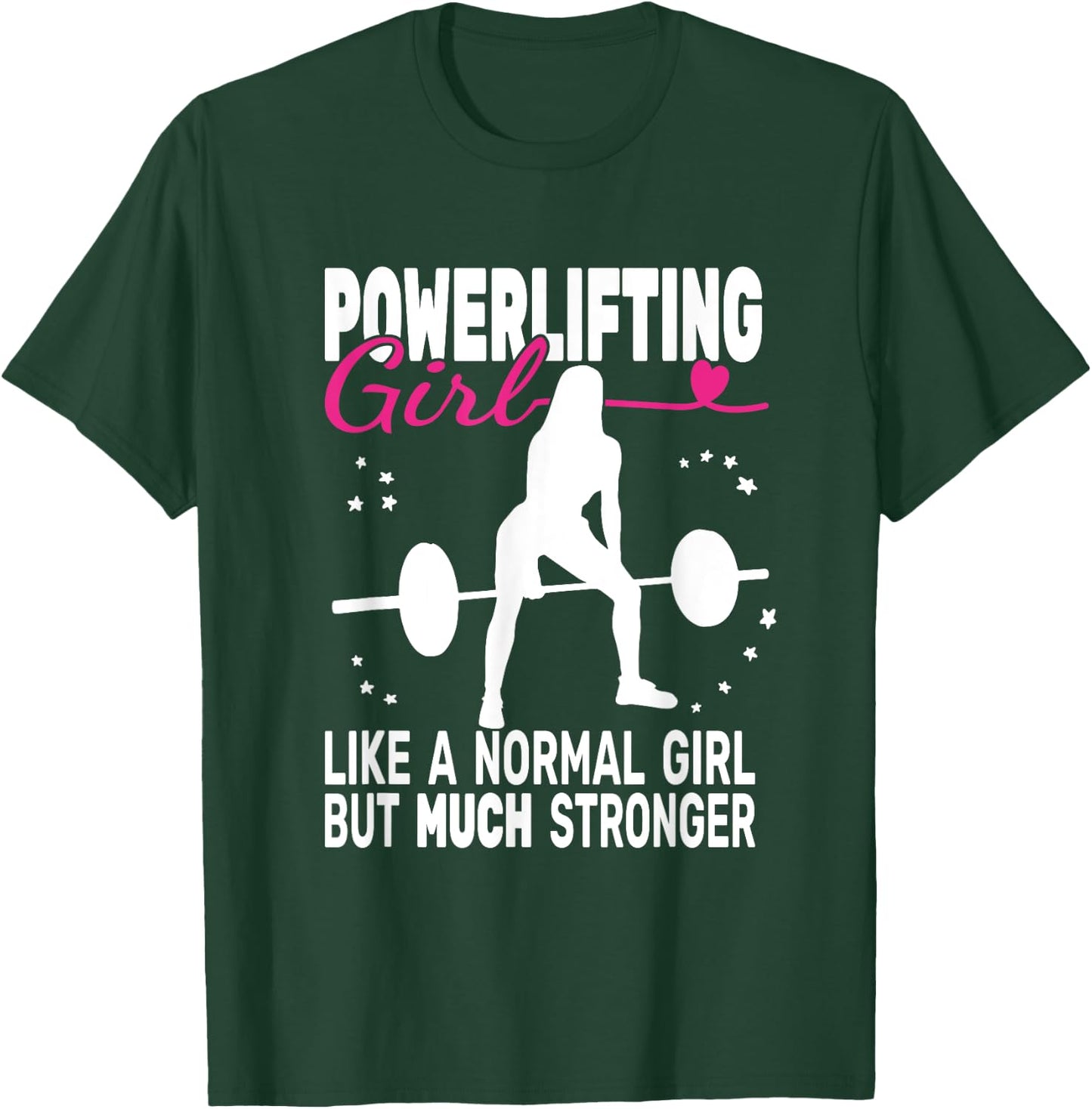 Fitness Gym Powerlifter Powerlifting Weightlifting T-Shirt - T-Shirt | Forest