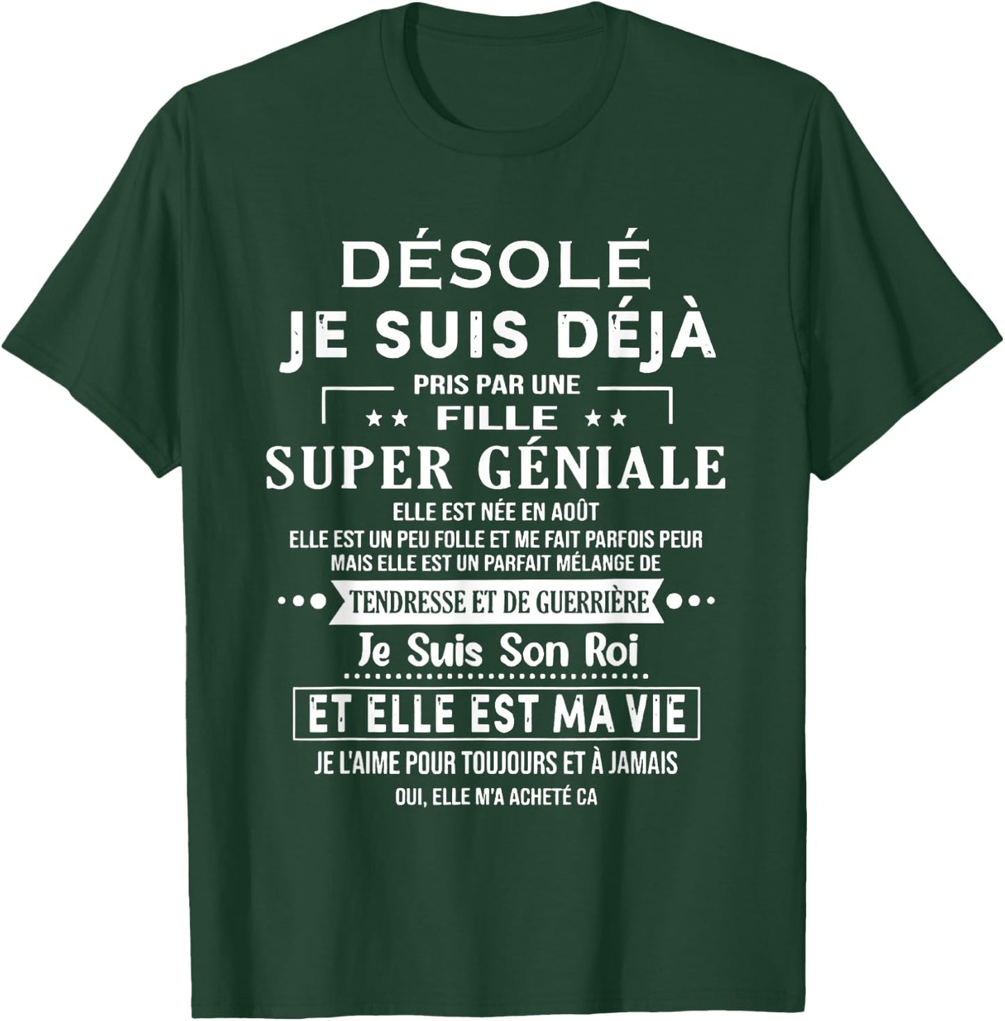 A SUPER GREAT Girl She Was Born In August T-Shirt - T-Shirt | Forest