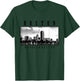 Boston Vintage Skyline Massachusetts USA America Souvenir T-Shirt - T-Shirt | Forest
