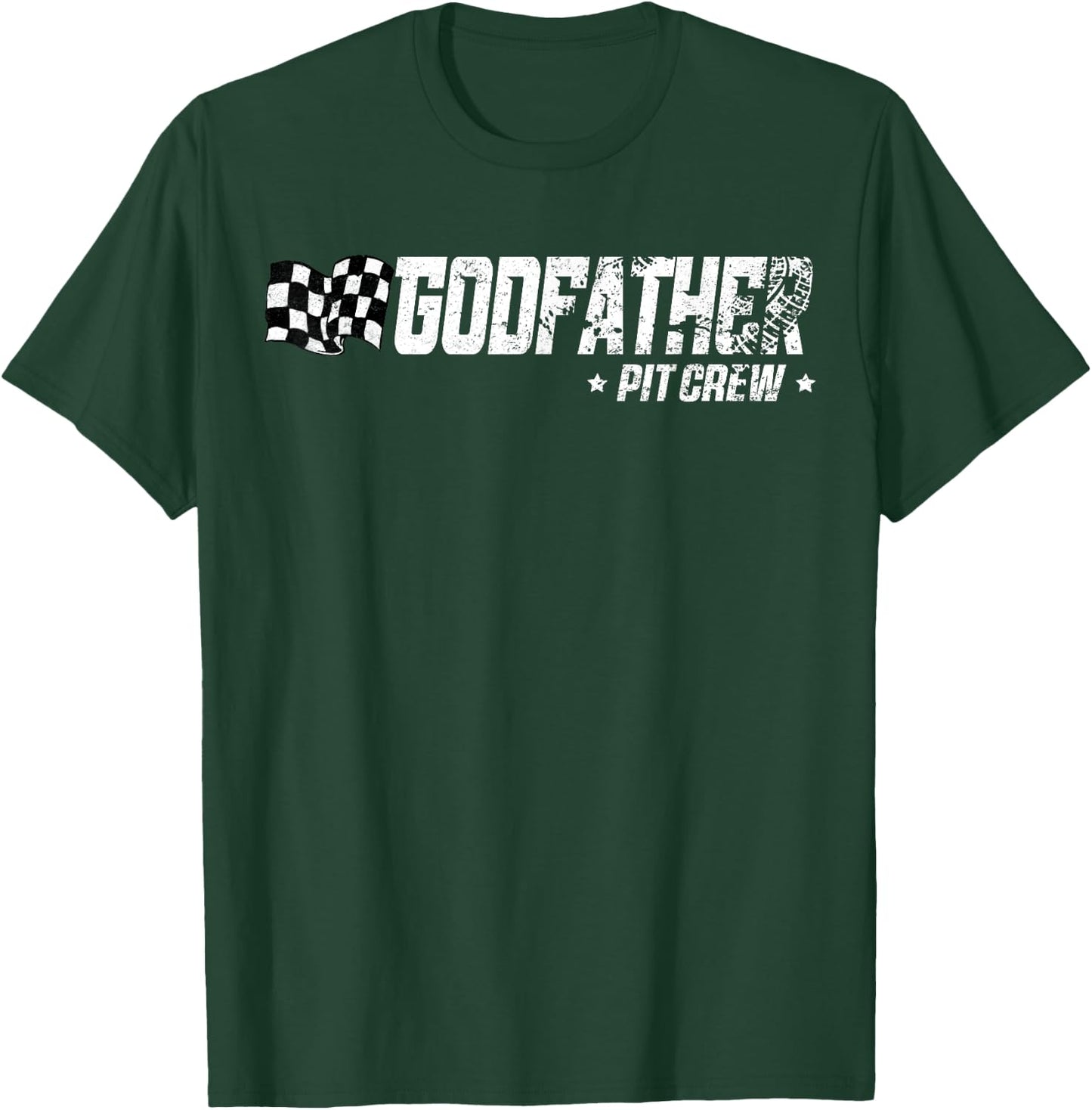 Godfather Pit Crew Race Car Birthday Family Racing T-Shirt - T-Shirt | Forest