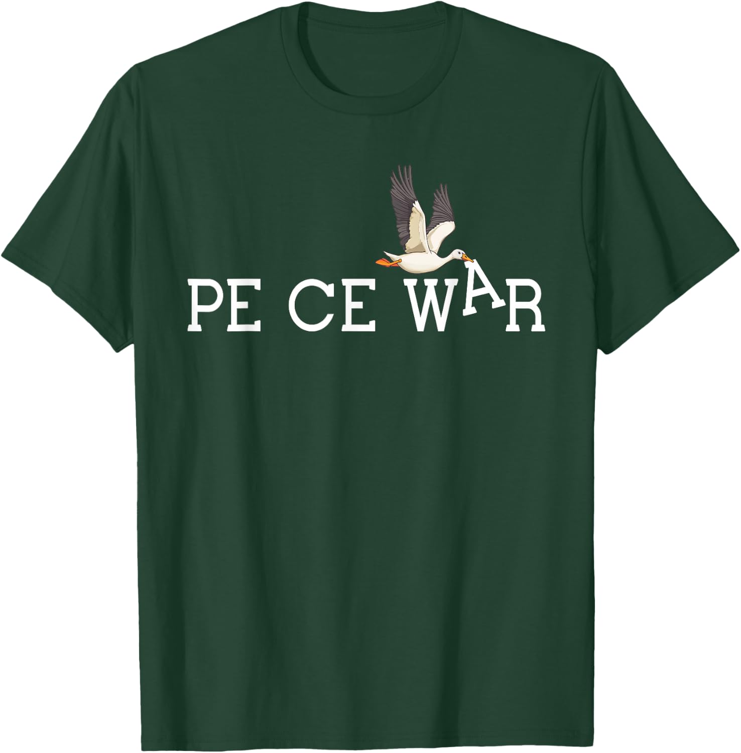 Funny Bonk Goose Meme "Peace War" - Goose T-Shirt - T-Shirt | Forest