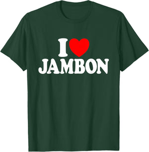 I Love Ham Aime Le Ham T-Shirt - T-Shirt | Forest