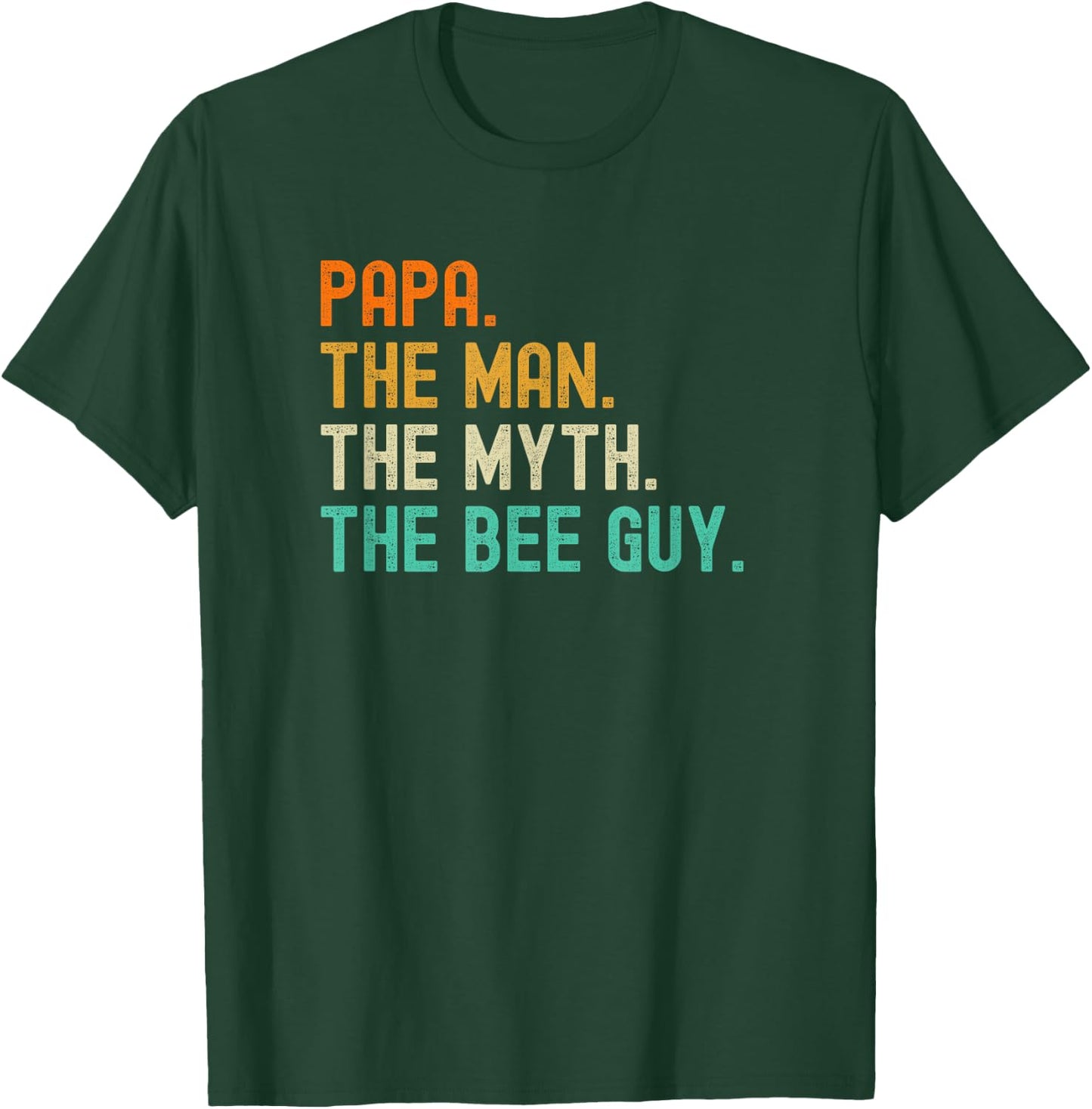Papa Bee Beekeeper Beekeeping the Myth T-Shirt - T-Shirt | Forest