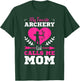Archer Archery Mom Toxophilite Bow Bowmen Arrow Mother's Day T-Shirt - T-Shirt | Forest